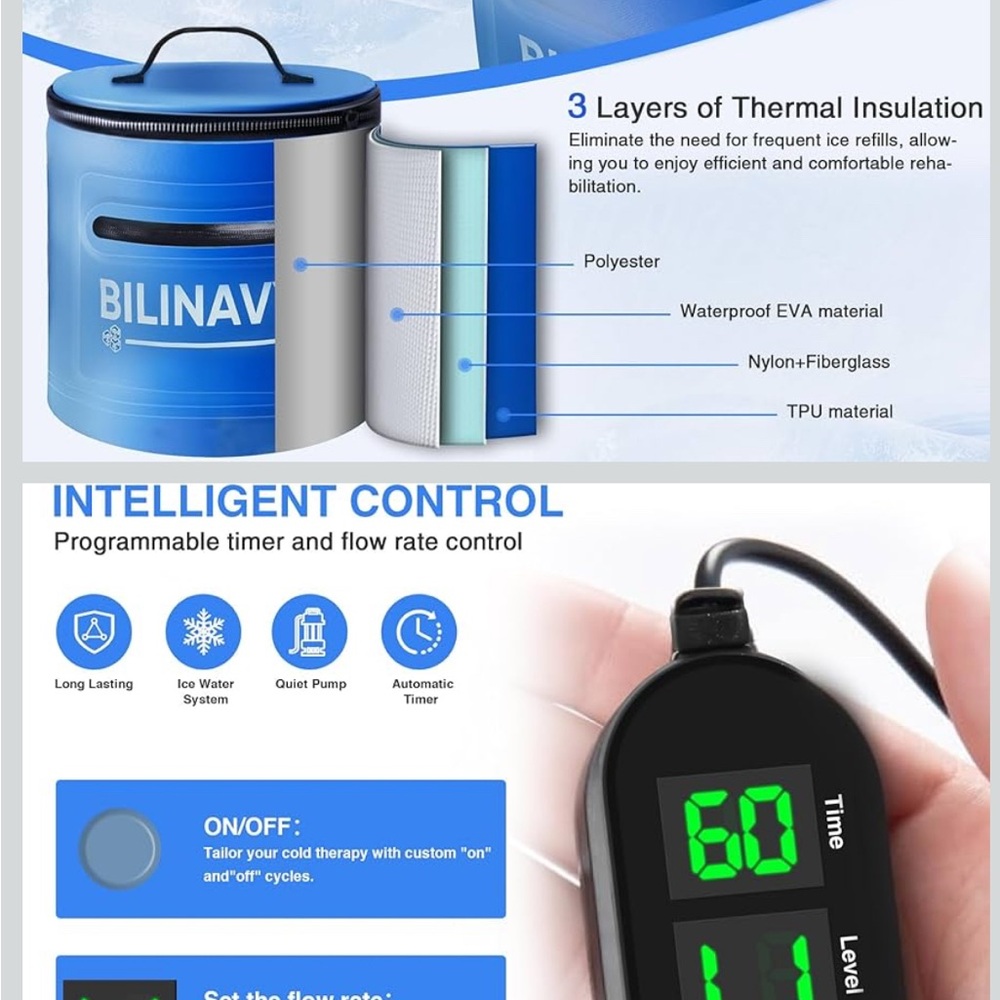 Blue Cold Therapy System - Picture 5 of 11